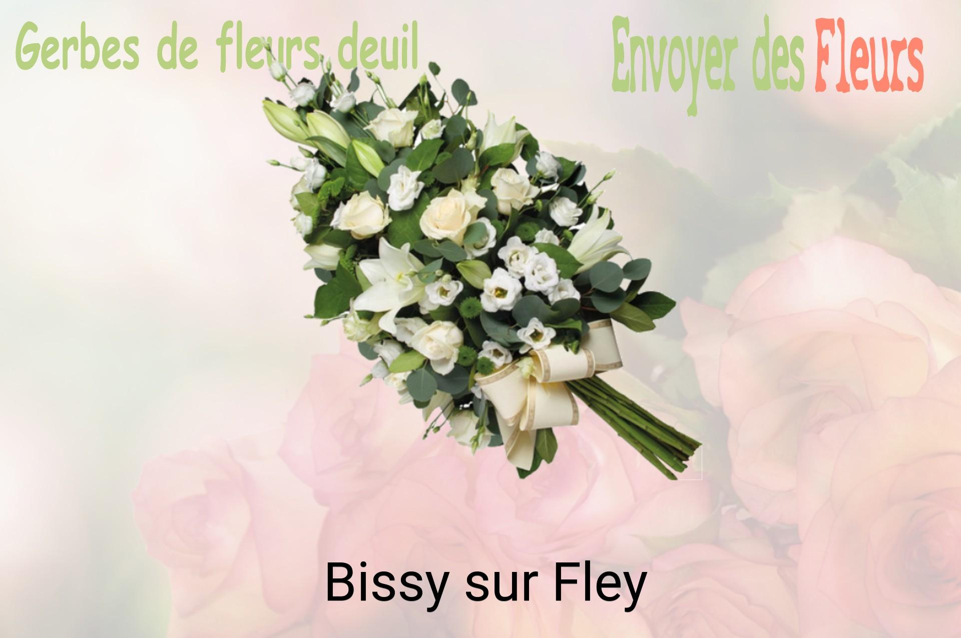 Gerbe de fleurs de deuil livrée à Bissy-sur-Fley